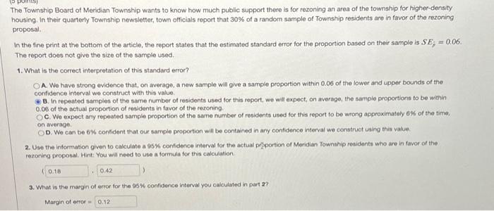 Solved hi i need help with 2 and 3 the answers i have in the | Chegg.com