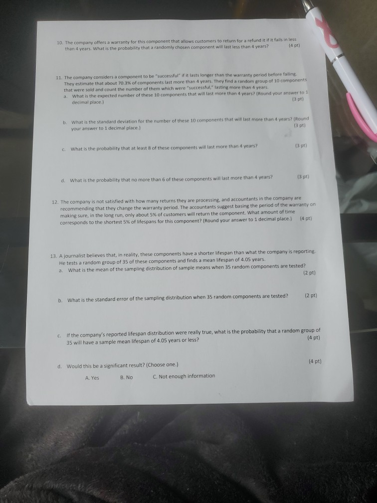 Solved Probability Distributions Assignment Directions This | Chegg.com
