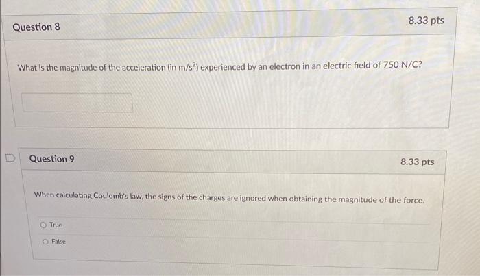 Solved What is the magnitude of the acceleration (in m/s2 ) | Chegg.com