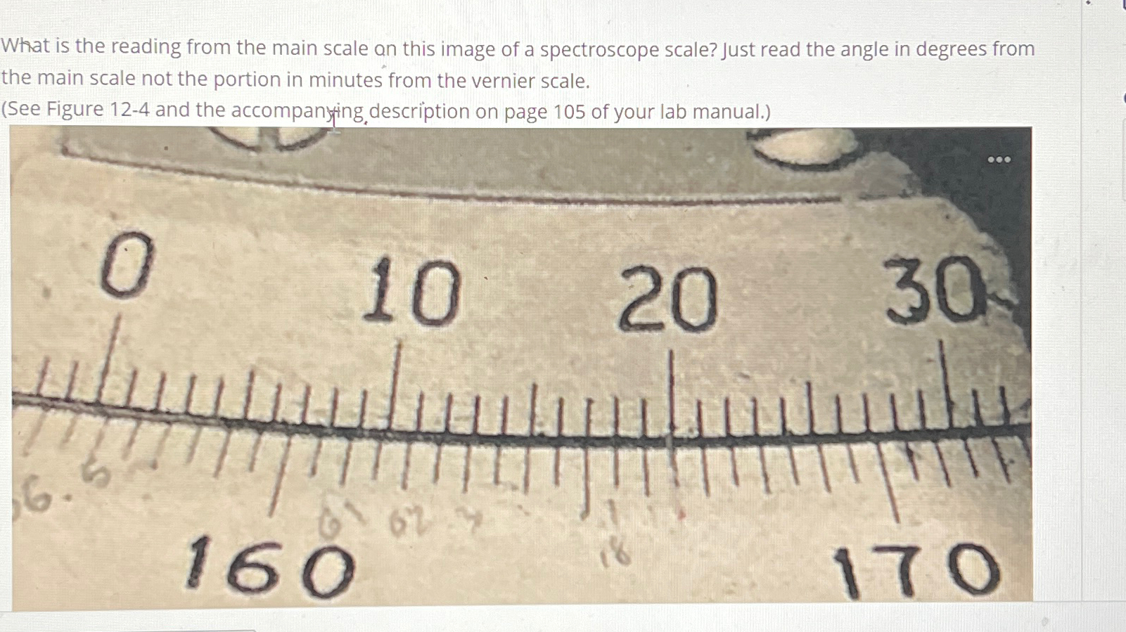 Solved What is the readind from the main scale of this image | Chegg.com