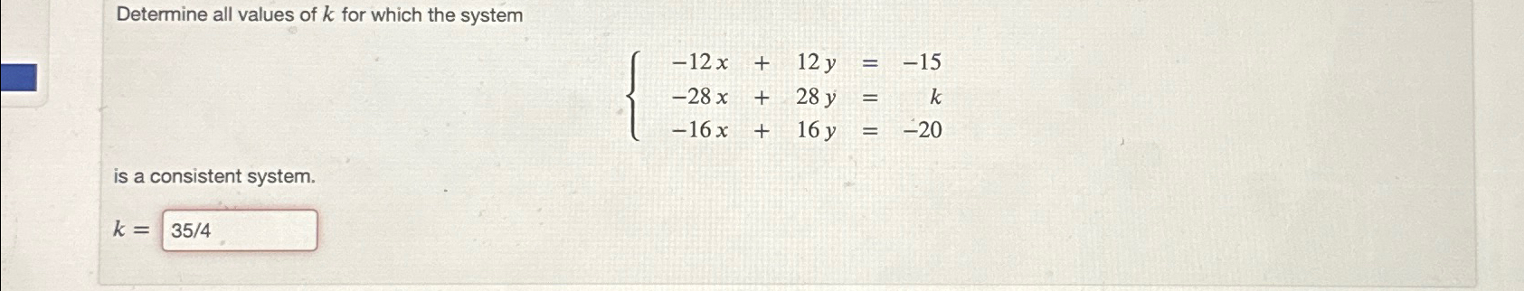 Solved Determine All Values Of K ﻿for Which The | Chegg.com