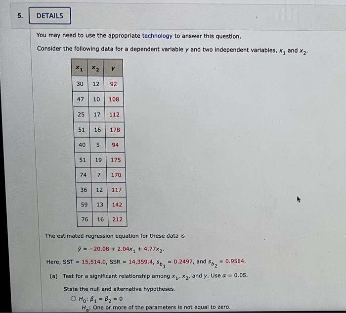 Solved You may need to use the appropriate technology to | Chegg.com