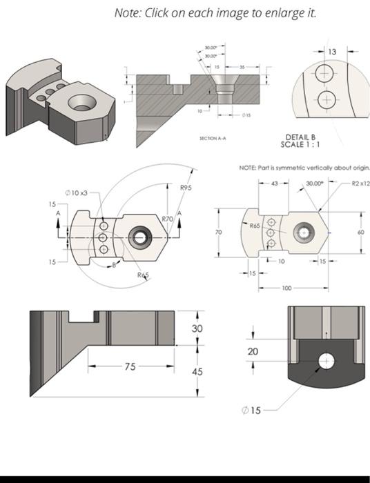 Solved SOLID Practice Exercise Interpreting Drawings 1 | Chegg.com