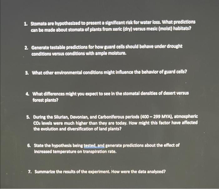Solved Lab 2 Transpiration Download and complete the