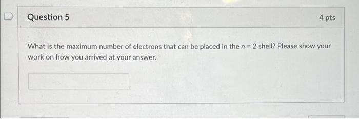 Solved Question 5 4 pts What is the maximum number of | Chegg.com