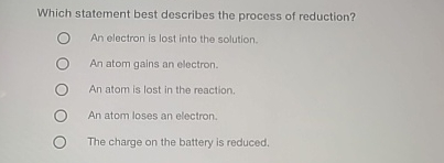 Solved Which statement best describes the process of | Chegg.com