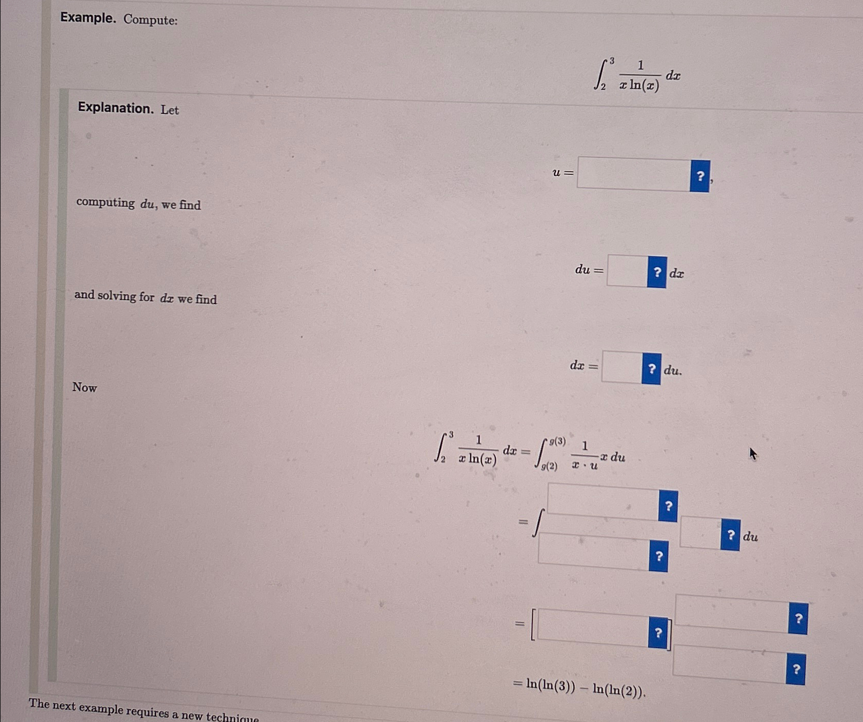 solved-example-compute-231xln-x-dxexplanation-chegg
