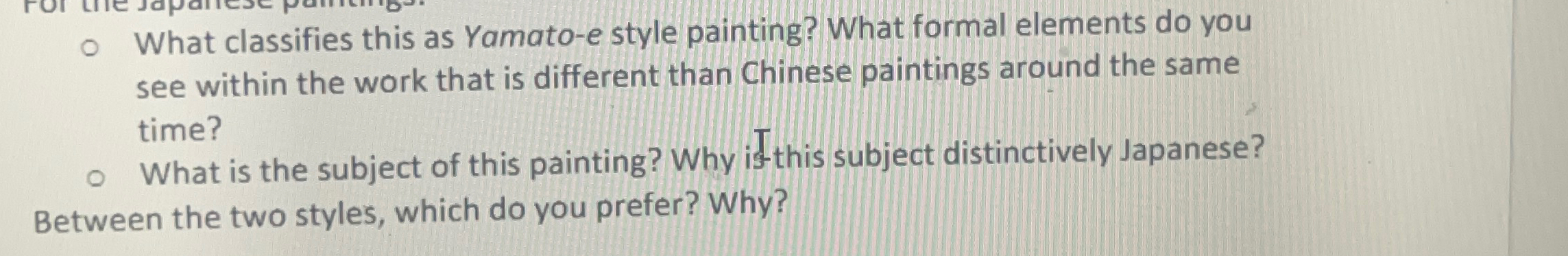 Solved What classifies The genji monogatari emaki and the