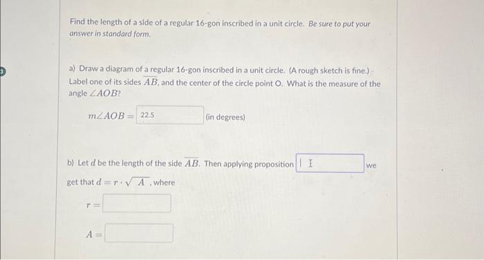 Solved what is A= ? And what propostion gives d = r • | Chegg.com