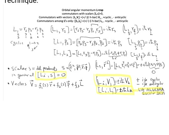 Solved Orbital Angular Momentum Lerxp Commutators With | Chegg.com