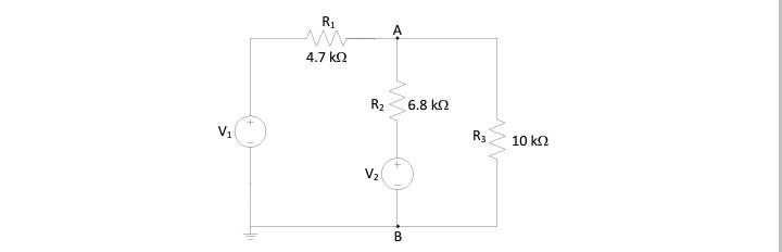 Solved by superposition theorem find va when source v1 only, | Chegg.com