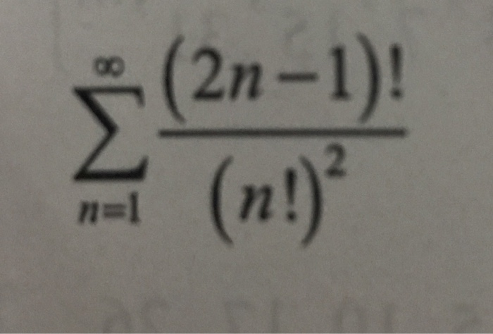 Solved (2n-1)! (n!)? | Chegg.com