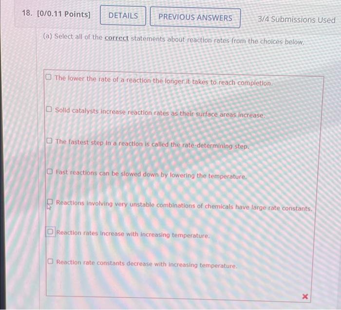 Solved (a) Select all of the correct statements about | Chegg.com