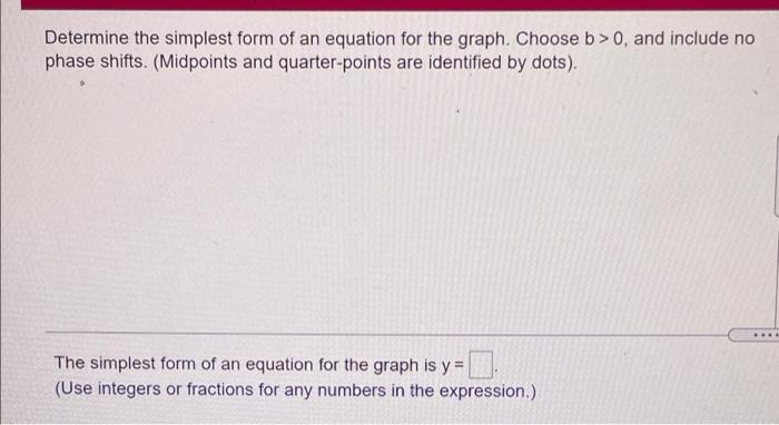 Solved Determine the simplest form of an equation for the | Chegg.com