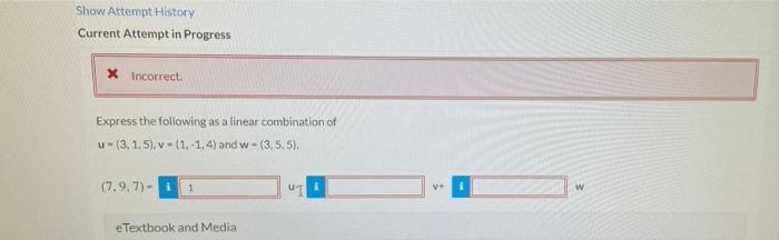 Solved Show Attempt History Current Attempt in Progress X | Chegg.com