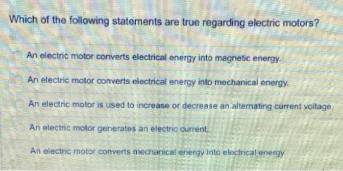 Solved Which of the following statements are true regarding | Chegg.com