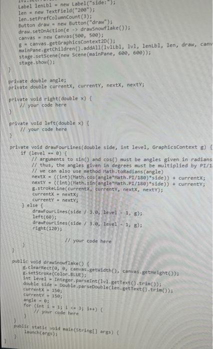 this is in java and I have the Main class for this | Chegg.com