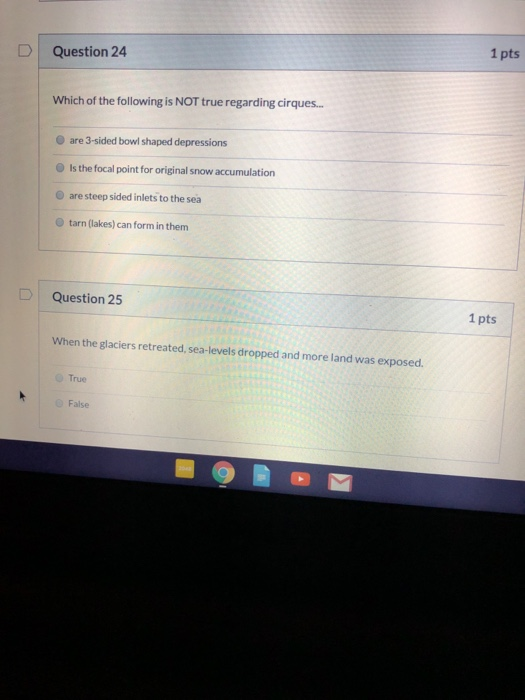 Solved 1 pts Question 24 Which of the following is NOT true | Chegg.com