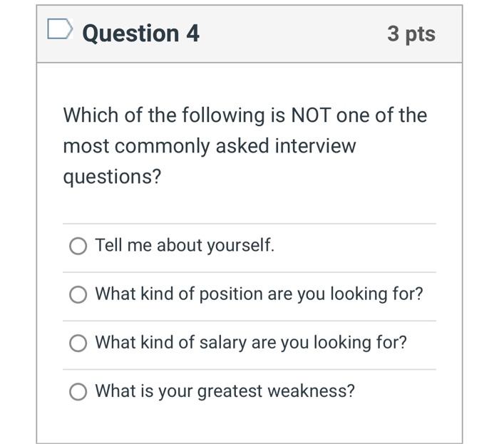 Question 1 3 pts Which of the following are included | Chegg.com