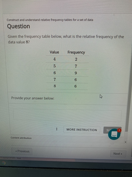 Solved Construct and understand relative frequency tables | Chegg.com