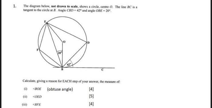 Solved 2. The diagram below, not draws to scale, shows a | Chegg.com