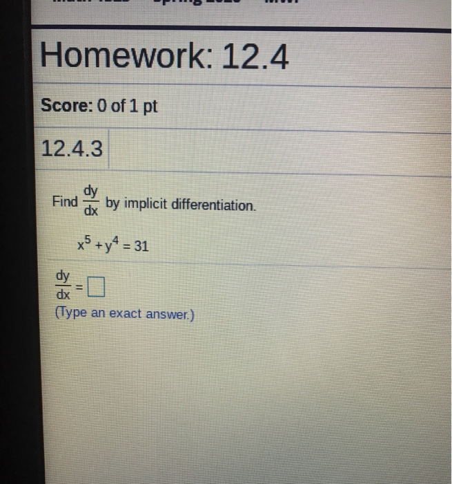 3 3 implicit differentiation homework answers image