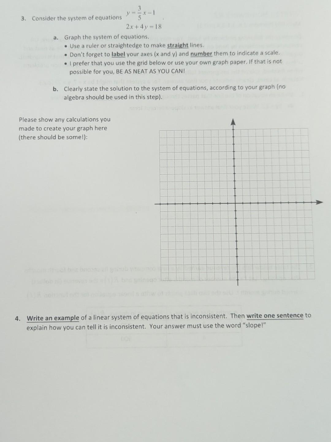 Inconsistent Graph Example