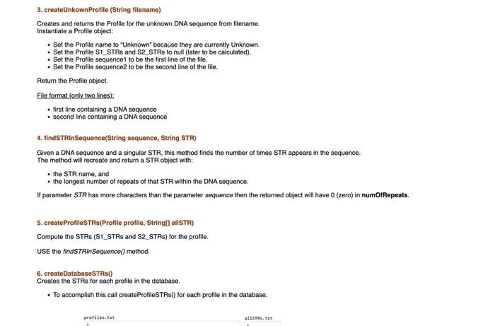 Solved 2. readAllSTAsOfinterest(String filename) This method | Chegg.com