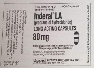 Inderal 80 mg