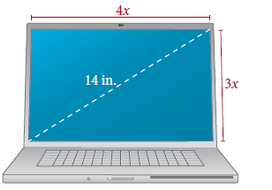 length of computer screen