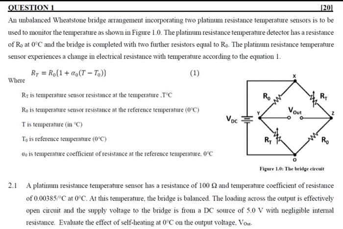 Solved An Unbalanced Wheatstone Bridge Arrangement | Chegg.com