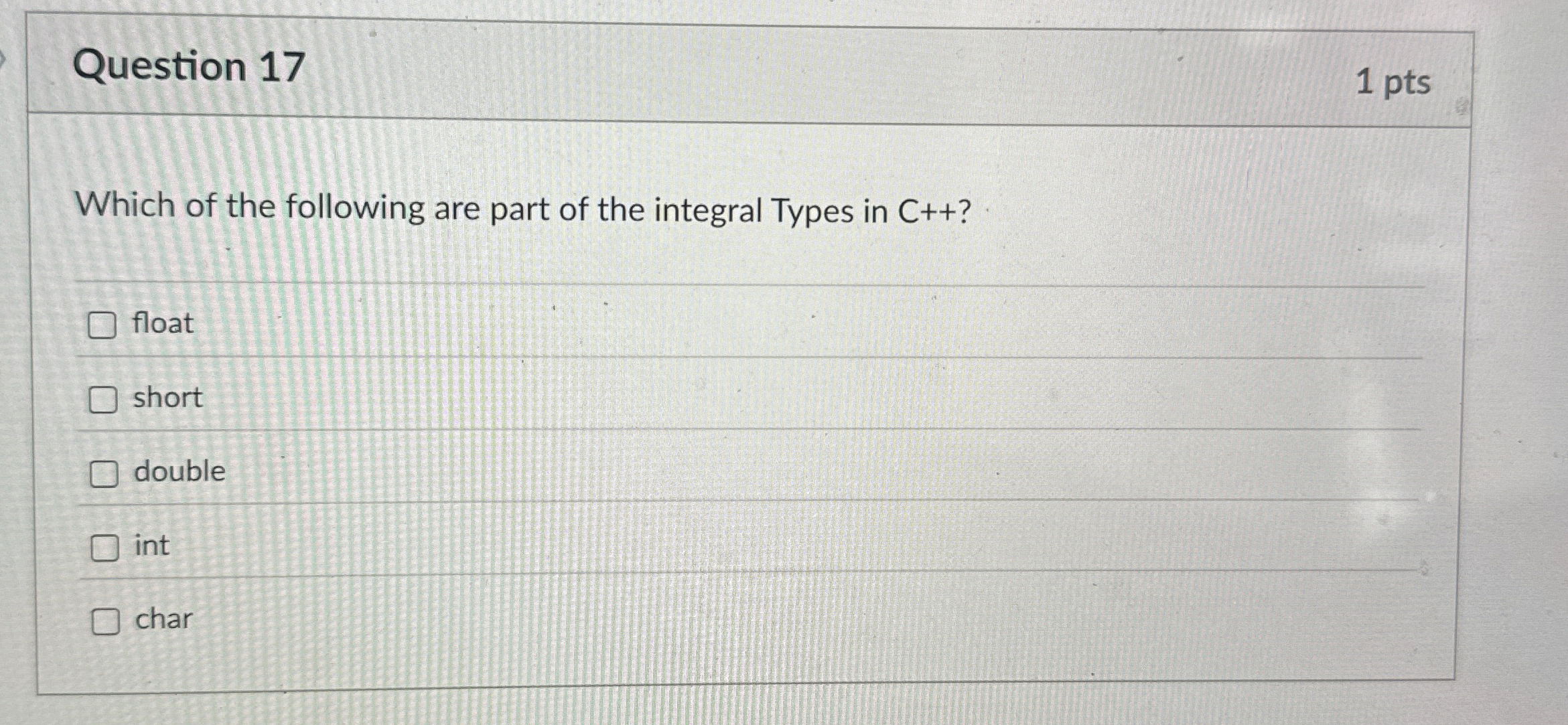Solved Question 171 ﻿ptsWhich of the following are part of | Chegg.com