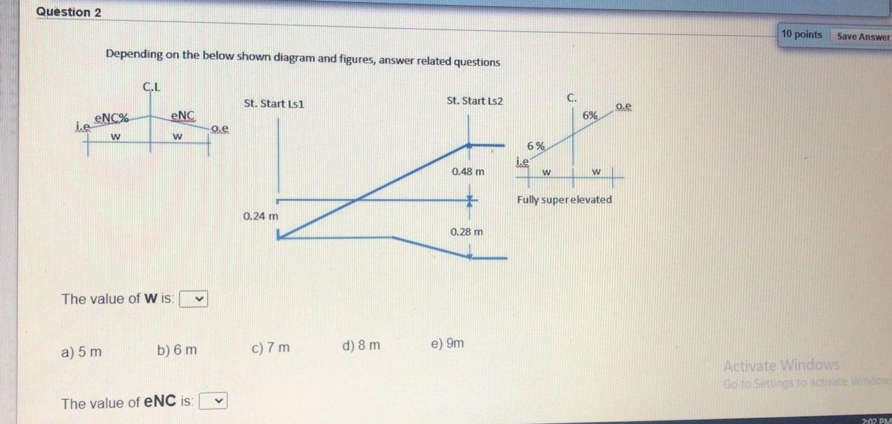 Solved Question 2 10 points Save Answer Depending on the | Chegg.com