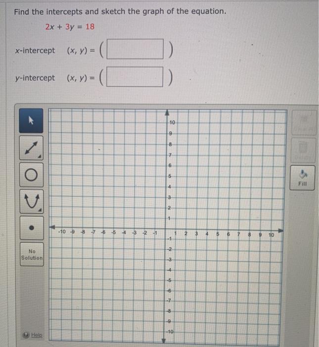 Solved Find the intercepts and sketch the graph of the | Chegg.com