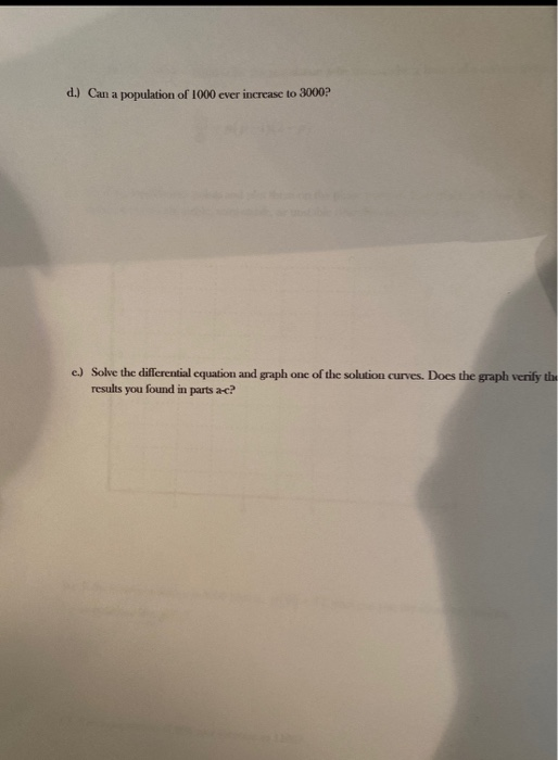Solved 4.) The logistic equation for the population po | Chegg.com