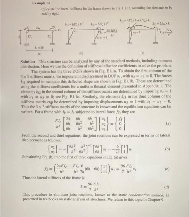 Solved (structural Dynamic)please I Need To Explain This To | Chegg.com