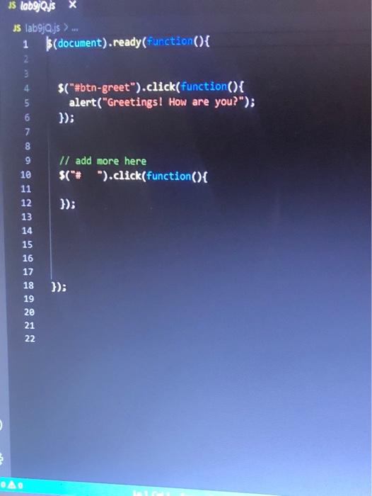 Solved Task 2: Simple jQuery Realize the same functionality | Chegg.com