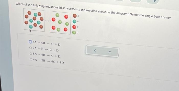 Solved Select The Equation That Best Describes The Reaction Chegg Com