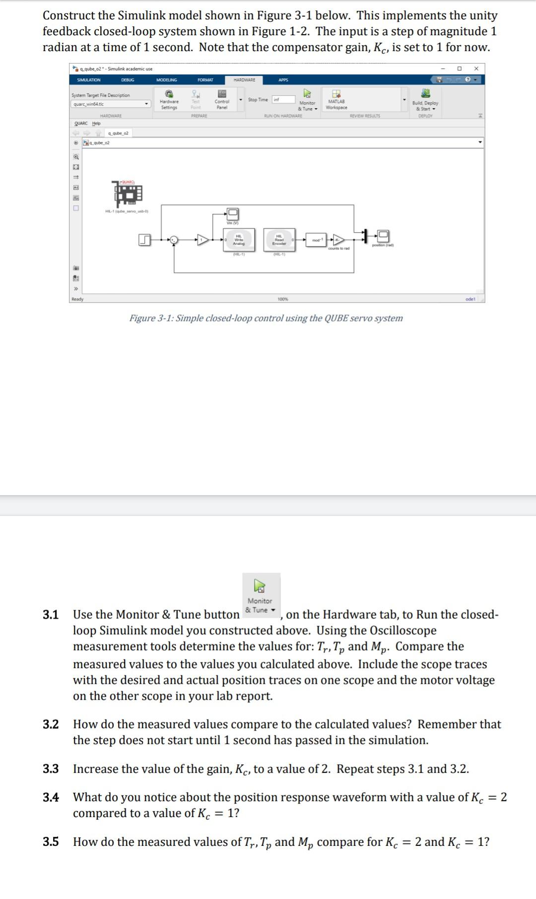 Construct The Simulink Model Shown In Figure 3-1 | Chegg.com