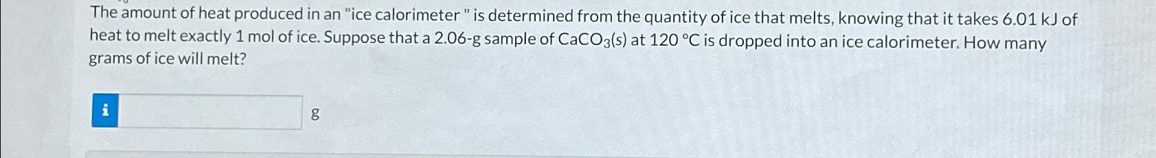 Solved The amount of heat produced in an 