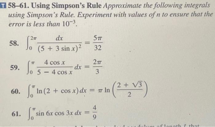 Solved T 11-14. Compute the absolute and relative errors in | Chegg.com