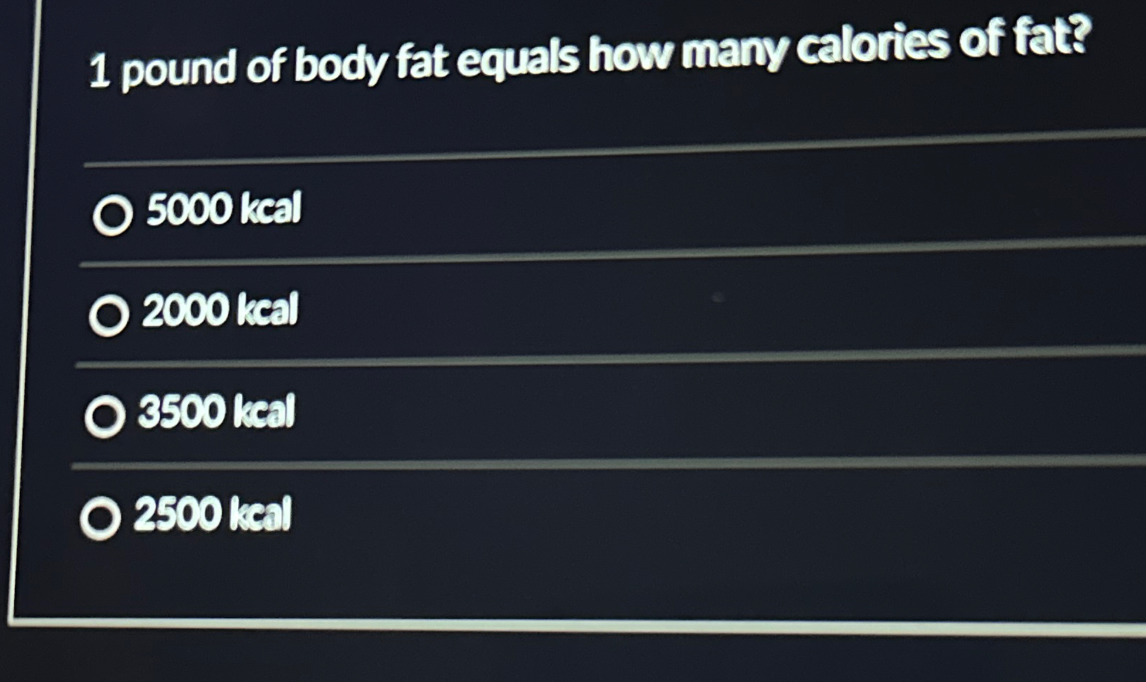 how many calories burned equals 1 pound of fat