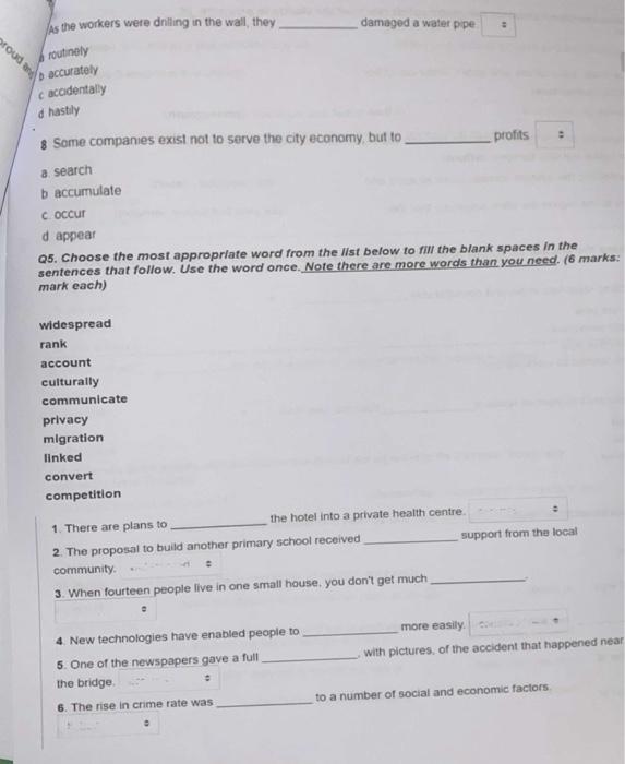 Reading Passage 1 What are potholes? Potholes are | Chegg.com