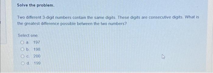 write the greatest 3 digit number using two different digits