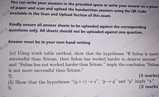 Solved You can write your answers in the provided space or | Chegg.com