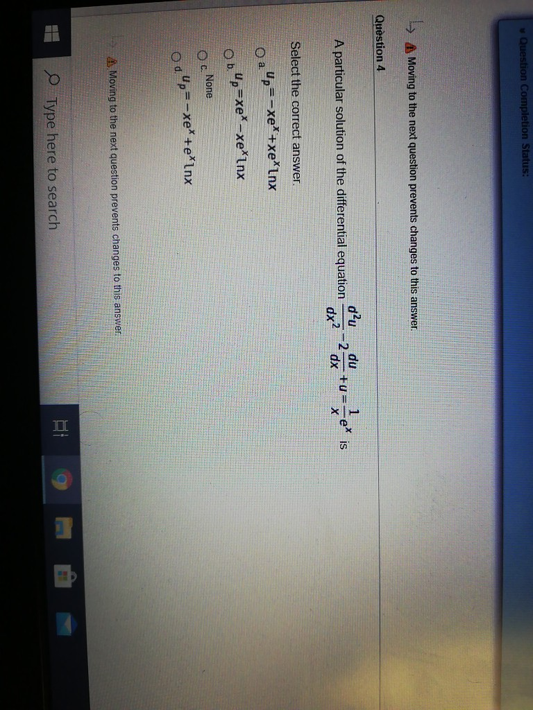 Solved Question Completion Status: 1 A Moving to the next | Chegg.com