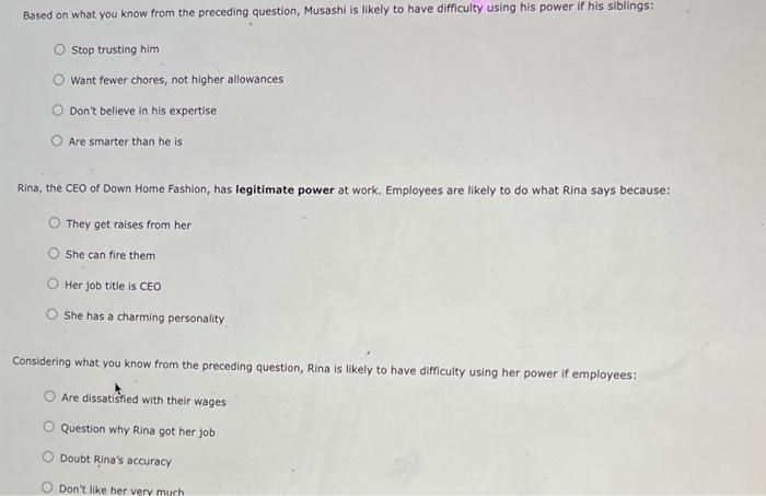 Solved Based on what you know from the preceding question, | Chegg.com