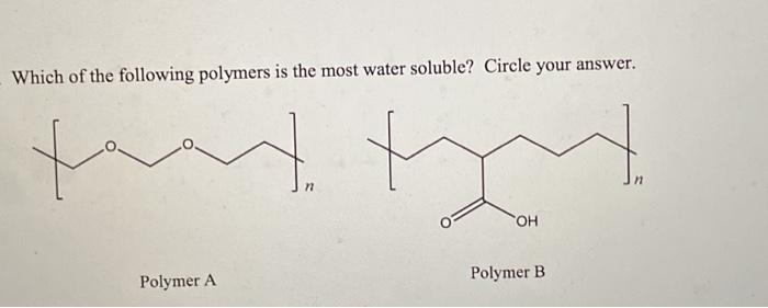 Solved Give the repeating unit for the following polymer. | Chegg.com