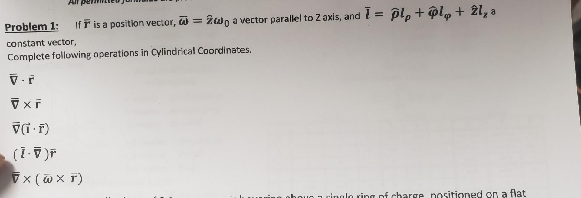 Solved If R Is A Position Vector W Zw0 A Vector Parallel To Chegg Solved If R Is A Position Vector W Zw0 A Vector Parallel To Chegg