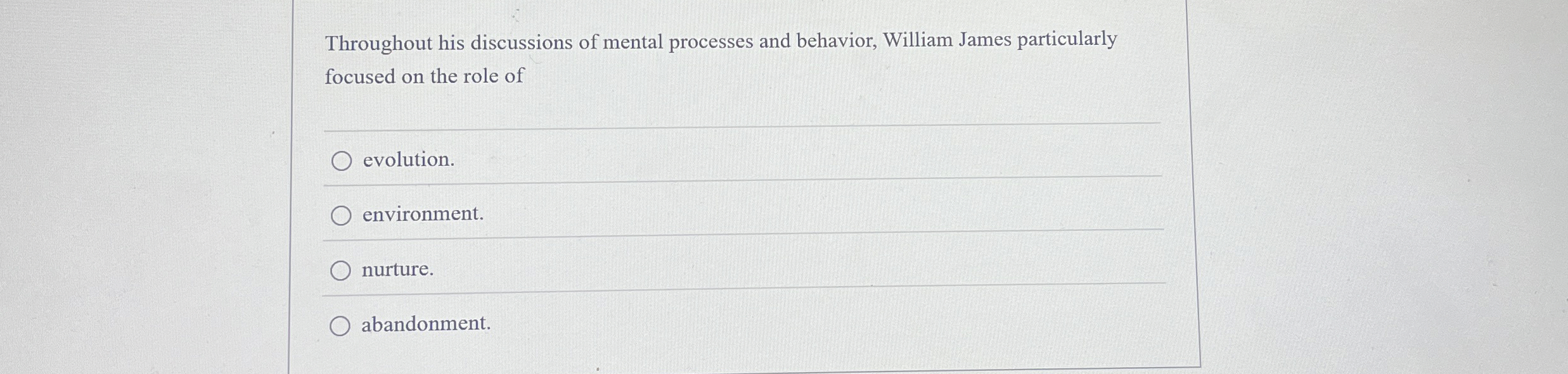 Solved Throughout his discussions of mental processes and